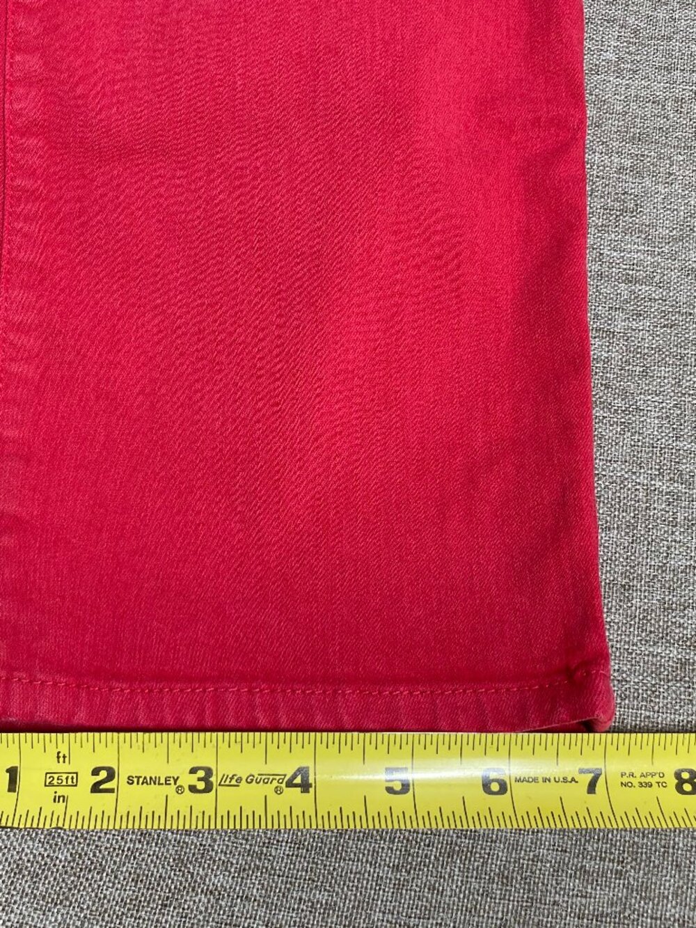 Chico's SLIMMING Girlfriend Ankle Jeans Women's 3 (US 16) High Rise Red Casual - Picture 13 of 16